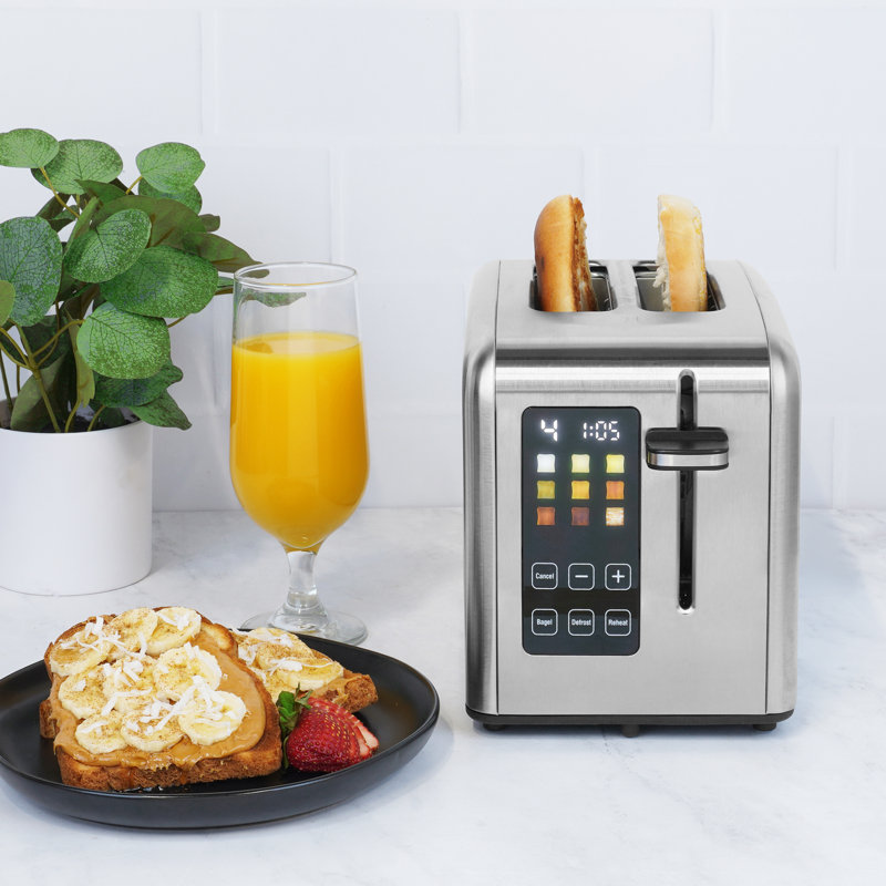 Kalorik Kalorik 2 Slice Long Slot Touchscreen Rapid Toaster Reviews Wayfair